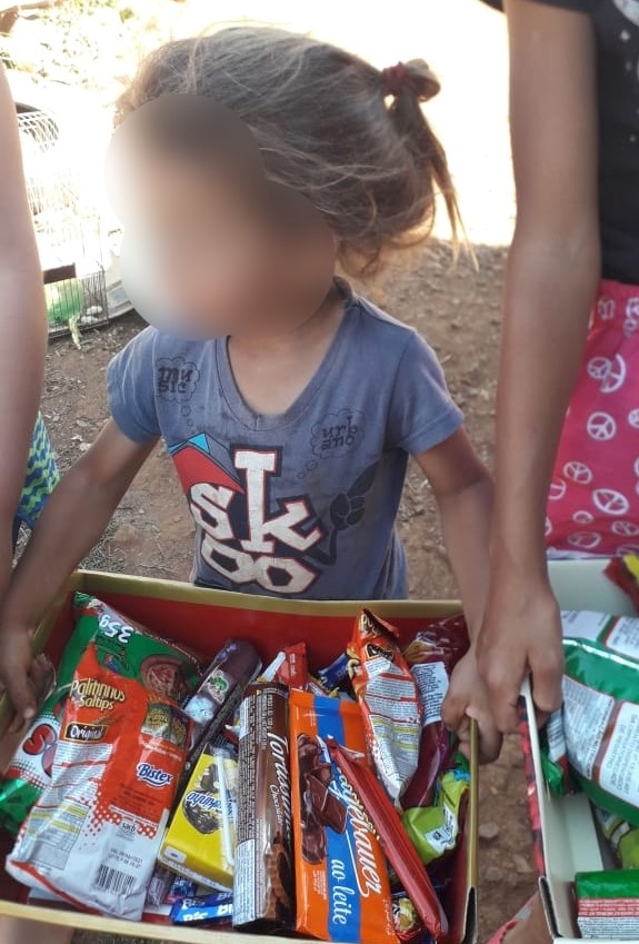 Crianças de bairros carentes de Erechim atendidas pelo projeto (Luciano Bruscatto/Arquivo Pessoal/Divulgação)